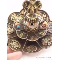 Brûleur d'encens tibétain Lotus Bouddha Thaï - Porte-encens tibétains