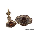 Brûleur d'encens tibétain Lotus Bouddha Thaï Brûleurs et porte-encens AA25.5