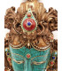 Masque de Tara en résine serti de pierres Statuettes Bouddhistes MATV5