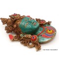 Masque de Tara en résine serti de pierres Statuettes Bouddhistes MATV5
