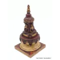 Statuette bouddhiste Stupa tibétain newari temple bouddhiste - Statuettes bouddhistes tibétaines artisanales