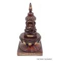 Statuette bouddhiste Stupa tibétain newari temple bouddhiste - Statuettes bouddhistes tibétaines artisanales