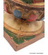 Stupa bouddhiste peint à la main 15 cm Statuettes Bouddhistes STUPA50