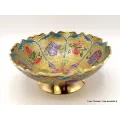 Grand bol d'offrande laiton émaillé 19 cm plusieurs coloris - Bols d'offrandes bouddhistes