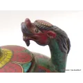 Théière tibétaine Dragon en fonte - Artisanat tibétain bouddhiste