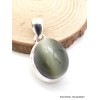 Pendentif Chrysobéryl Oeil de chat Pendentifs pierres naturelles YM1