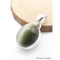 Pendentif Pierre naturelle Chrysobéryl Oeil de chat - Pendentifs pierres naturelles