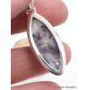 Pendentif marquise Opale flamme violette Bijoux en Opales AW114