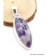 Pendentif marquise Opale flamme violette Bijoux en Opales AW114