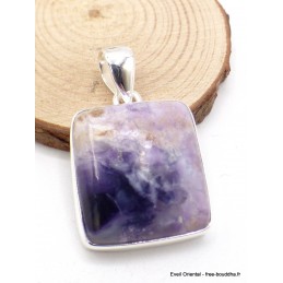 Pendentif marquise Opale flamme violette carrée Pendentifs pierres naturelles AW114.1