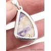Pendentif marquise Opale flamme violette asymétrique Bijoux en Opales AW114.2