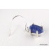 Boucles d'oreilles Tanzanite brute serties griffes Bijoux en Tanzanite AW79
