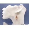 Boucles d'oreilles Jaspe Brecchia marquise Bijoux en Jaspe AW81