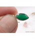 Boucles d'oreilles marquise Onyx vert facetté Boucles d'oreilles en pierres AW83