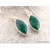 Boucles d'oreilles marquise Onyx vert facetté Boucles d'oreilles en pierres AW83