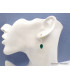 Boucles d'oreilles marquise Onyx vert facetté Boucles d'oreilles en pierres AW83