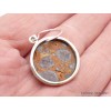 Boucles d'oreilles rondes en Bauxite Bijoux en Bauxite AW93
