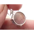 Boucles d'oreilles Saphir mixte africain forme ronde - Boucles d'oreilles en pierres naturelles