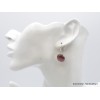 Boucles d'oreilles Saphir mixte africain forme ronde Boucles d'oreilles en pierres AW101.1