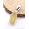 Pendentif Opale Ethiopienne facettée jaune orange Pendentifs pierres naturelles AW105.1