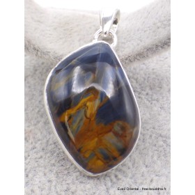 Pendentif Pietersite qualité AAA bleu fauve forme larme Pendentifs pierres naturelles PU17.3