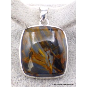 Pendentif Pietersite qualité AAA gris fauve Pendentifs pierres naturelles PU17.6