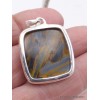 Pendentif Pietersite qualité AAA gris fauve Bijoux en Pietersite PU17.6