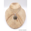 Pendentif Pietersite qualité AAA gris fauve Bijoux en Pietersite PU17.6