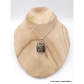 Pendentif Pietersite qualité AAA gris fauve - Bijoux en Pietersite