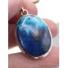 Pendentif Shattuckite ovale nuances de bleu Pendentifs pierres naturelles PU7.8