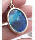 Pendentif Shattuckite ovale nuances de bleu Pendentifs pierres naturelles PU7.8