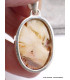 Pendentif argent et Vanadinite Pendentifs pierres naturelles PU5.3