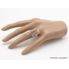 Bague rectangulaire en Vogesite taille 60 61 Bagues pierres naturelles XV76.2