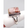 Bague Vogesite ocre rose taille 61 - Bagues pierres naturelles