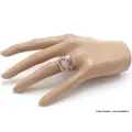 Bague Vogesite ocre rose taille 61 - Bagues pierres naturelles