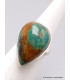 Bague Turquoise Américaine goutte taille 59 Bagues pierres naturelles XV74