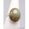 Petite Bague Turquoise Américaine ovale taille 59 Bagues pierres naturelles XV74.3