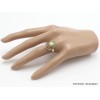 Petite Bague Turquoise Américaine ovale taille 59 Bagues pierres naturelles XV74.3