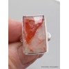 Bague Quartz Hématoïde rectangulaire allongée taille 61/62 Bijoux en Quartz Hématoïde XV75.5