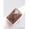 Bague Vogesite marron vieux rose taille 59 Bagues pierres naturelles XV76.4