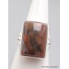 Bague Vogesite marron vieux rose taille 59 Bagues pierres naturelles XV76.4
