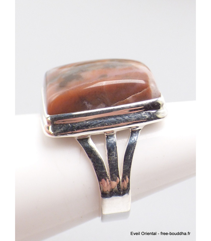 Bague Vogesite marron vieux rose taille 59 Bagues pierres naturelles XV76.4