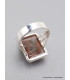 Bague Vogesite marron vieux rose taille 59 Bagues pierres naturelles XV76.4
