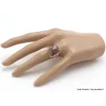 Bague Vogesite marron vieux rose taille 59 - Bagues pierres naturelles