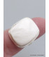 Bague Scolecite blanche rectangulaire taille 60 Bijoux en Scolecite AW115.2