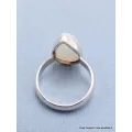 Bague Pierre de lune du Sri Lanka taille 59 - Bagues pierres naturelles