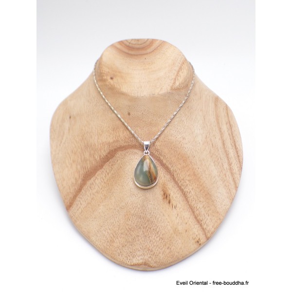 Pendentif en Calcite Luminaire forme goutte Pendentifs pierres naturelles AW33.3