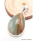 Pendentif en Calcite Luminaire forme goutte Pendentifs pierres naturelles AW33.3
