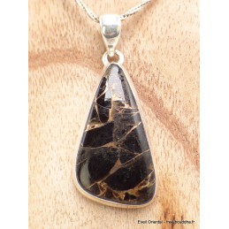 Pendentif Cuivre Noir (composite) forme asymétrique Pendentifs pierres naturelles PU9.3