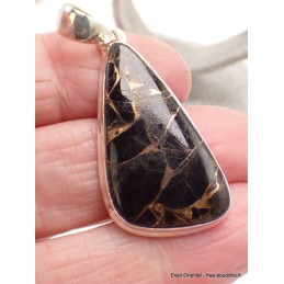 Pendentif Cuivre Noir (composite) forme asymétrique Pendentifs pierres naturelles PU9.3